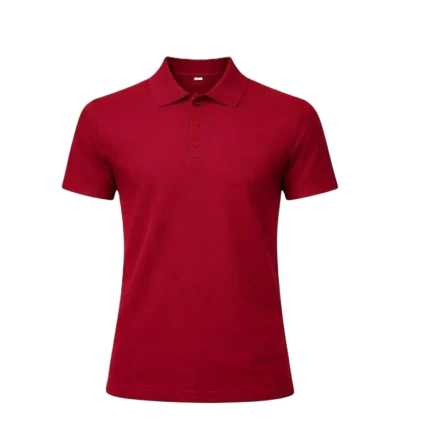 polo yaka iş tişörtü bordo