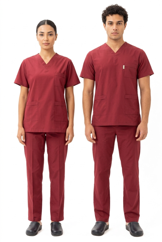 V yaka scrubs takım  iskiyafet.com İş Kıyafetleri ve iş elbiseleri